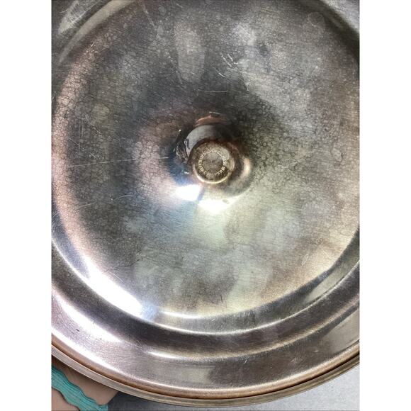 Sheffield Silver Co Pinecone Finial Serving Dish Replacement Lid 7.5"D - Picture 5 of 6